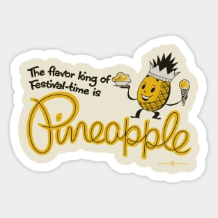 Vintage Pineapple Advertisment Sticker